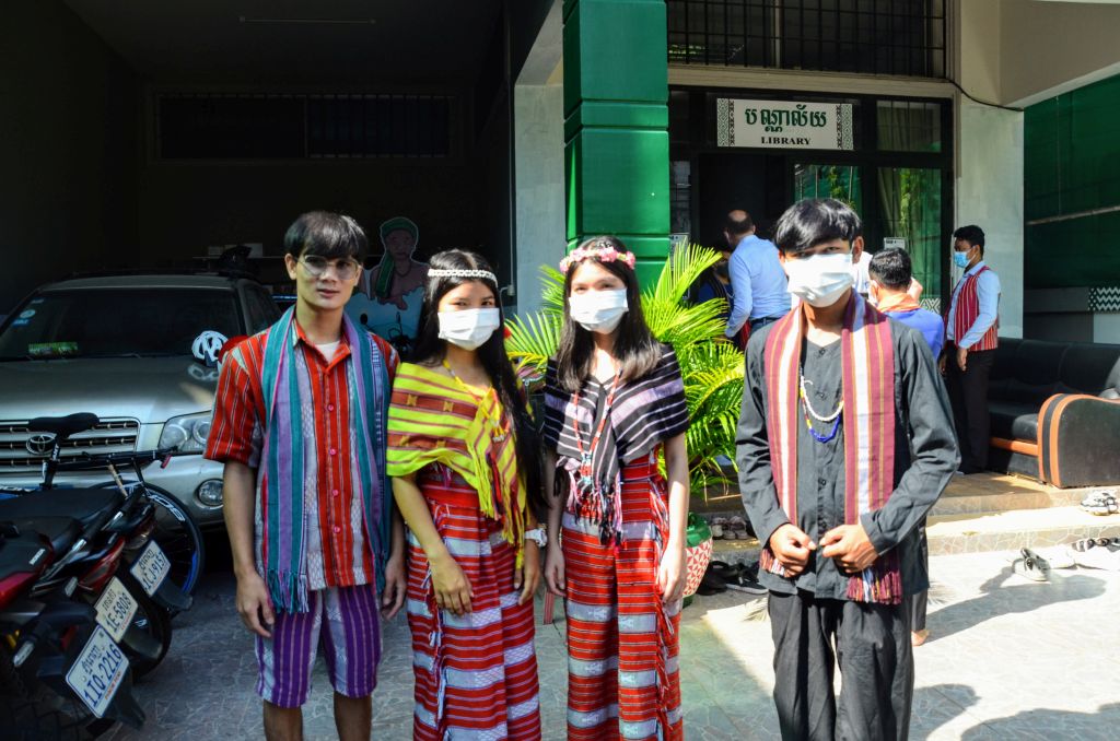 Local indigenous youth at CIYA office in Phnom Penh