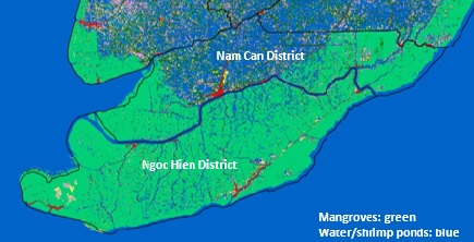 Ca Mau map 