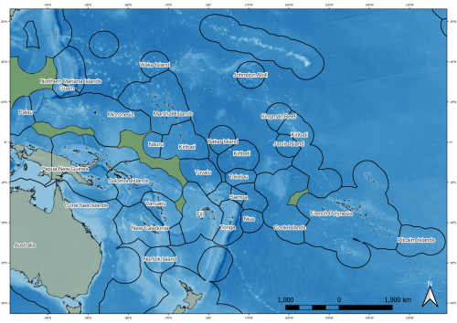 Pacific Region High Sea Pockets. Photo: Marine Programme IUCN Oceania Regional Office