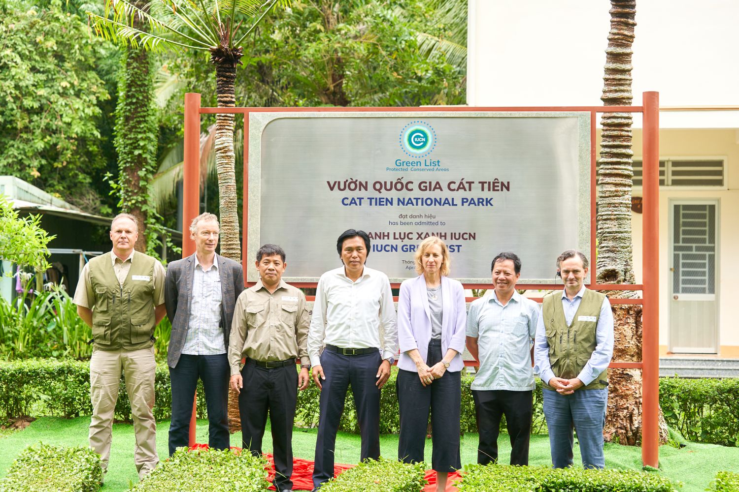 IUCN GL board handover ceremony in Cat Tien NP