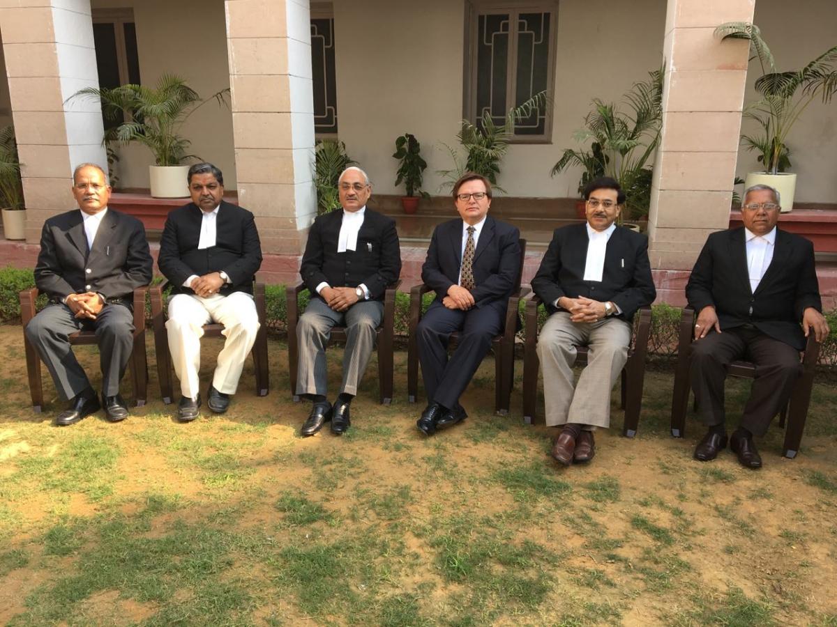 WCEL Chair India 2017 - New Delhi, meeting with Justice Swatanter Kumar and other judges of the National Green Tribunal