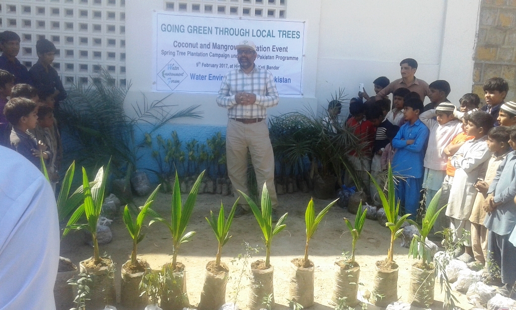 Spring Plantation kick-starts in Sindh at Keti Bunder