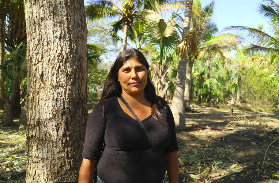 Líder comunitaria de Ahuachapán