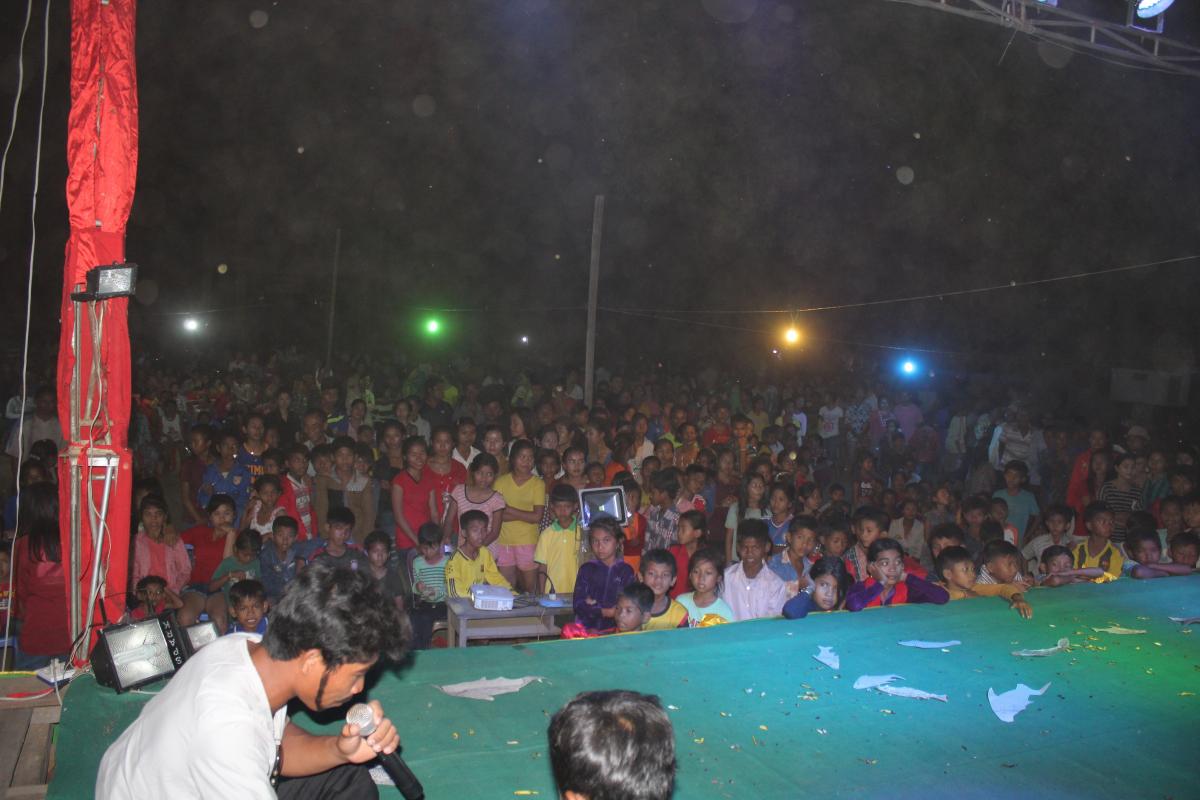 Audience during a performance 