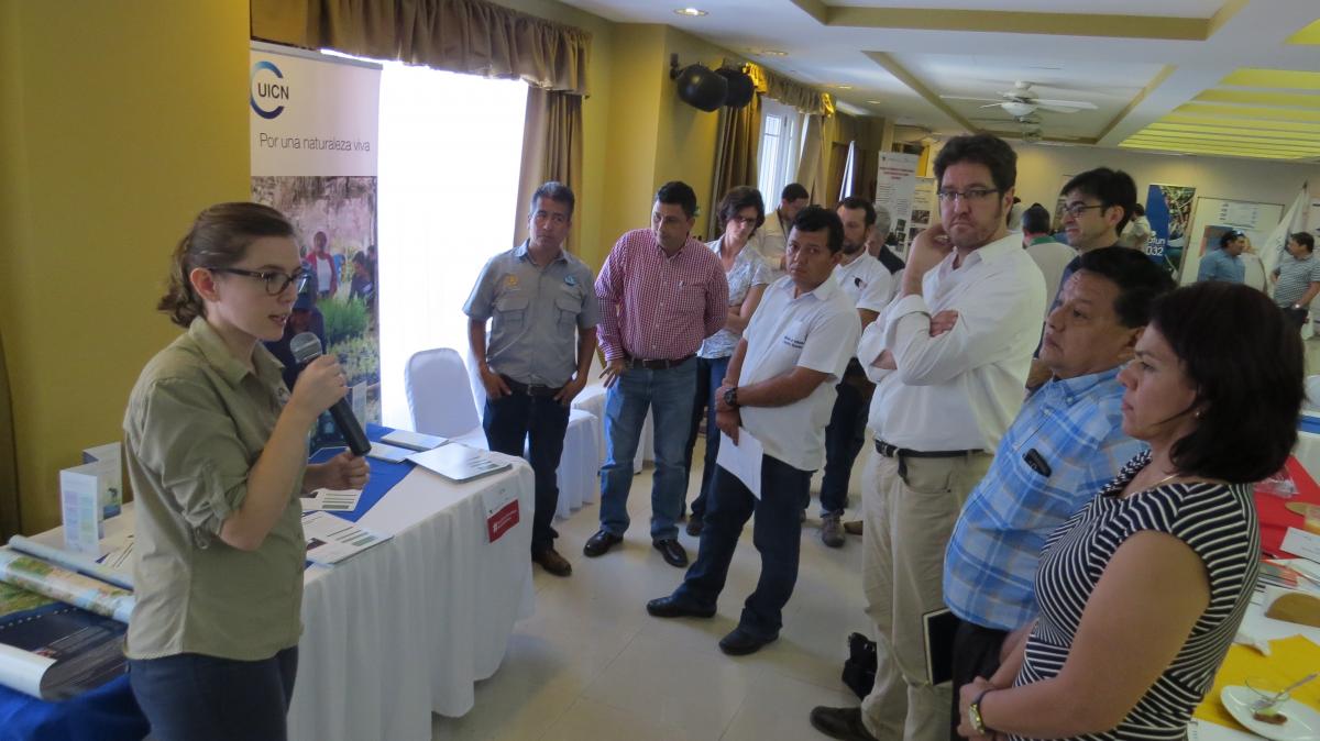 Presentación Proyecto Protección de recursos naturales Selva Maya durante la gira conmemorativa al 40 aniversario de la Cooperación Alemana en Guatemala