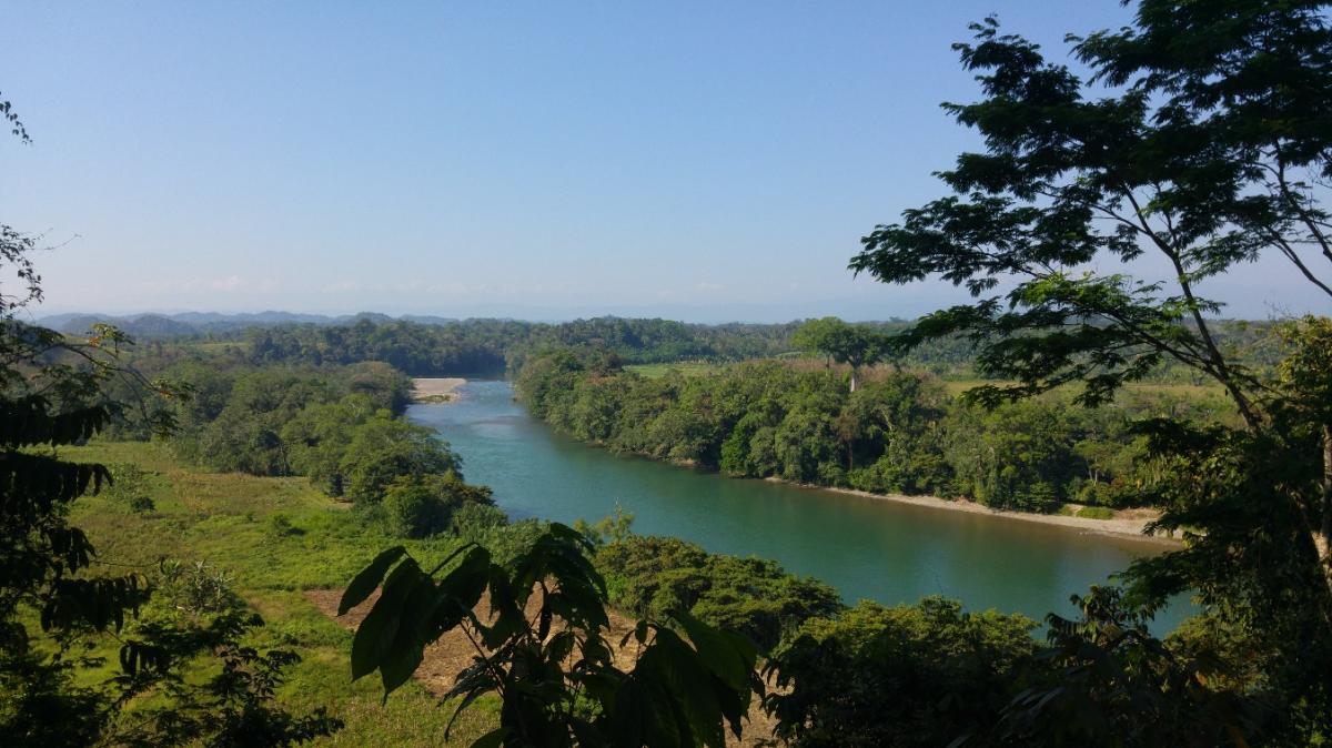 Rio Chixoy, Ecoregión Lachuá, Cobán, Alta Verapaz, Guatemala.  