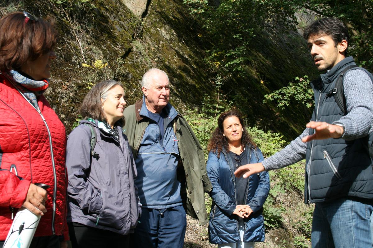 Michael hosting the IUCN members in one of nature reserves in Czechia (Prague)