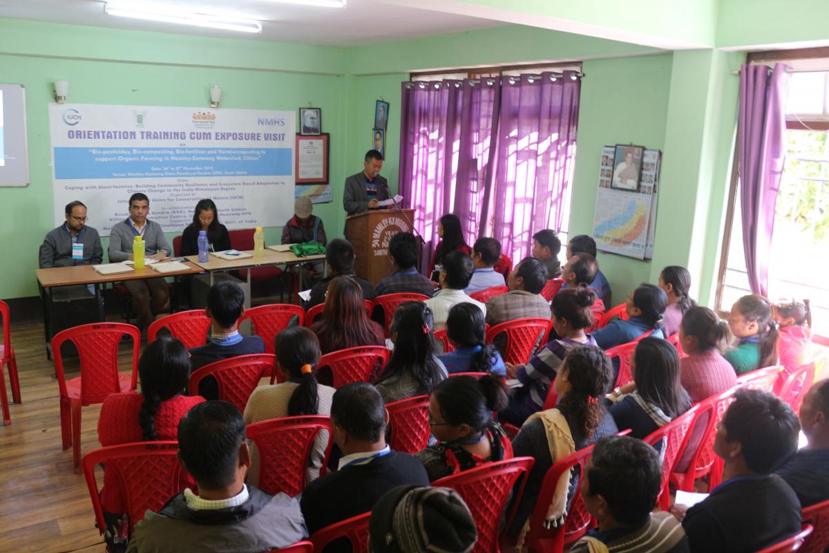 IUCN workshop on promoting organic farming in Sikkim