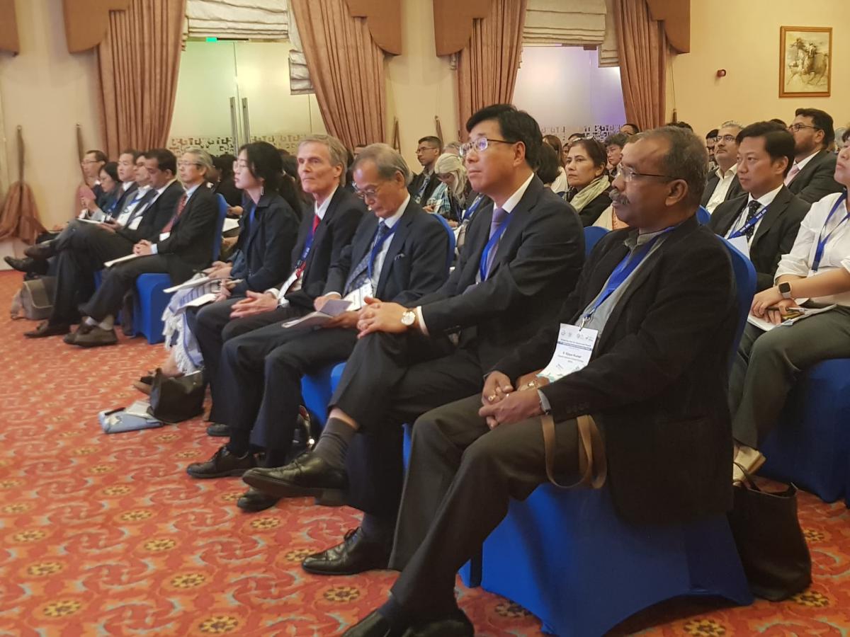 Mr Scott Perkin, Ambassador Masahiko Horie and Mr Dr Jong-Soo Yoon attending the APAP side-event