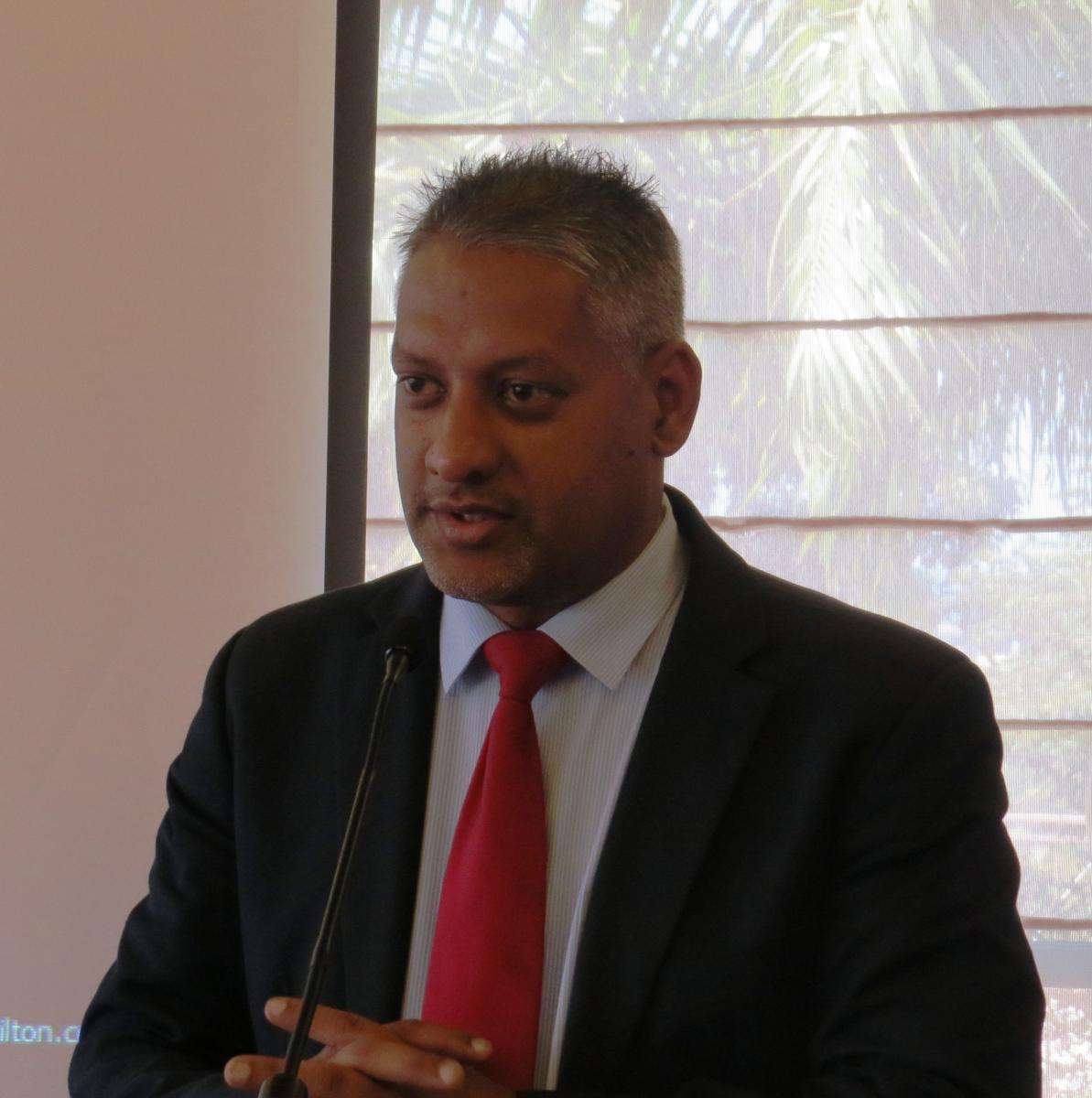 Hon. Clarence Rambharath, Minister of Agriculture, Lands & Fisheries of Trinidad and Tobago