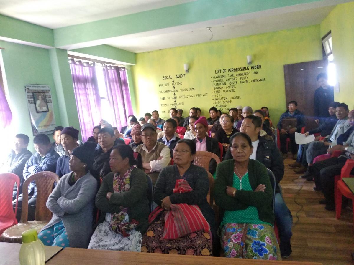 Local farmers  of Mamley Kamrang as REDD+ participants