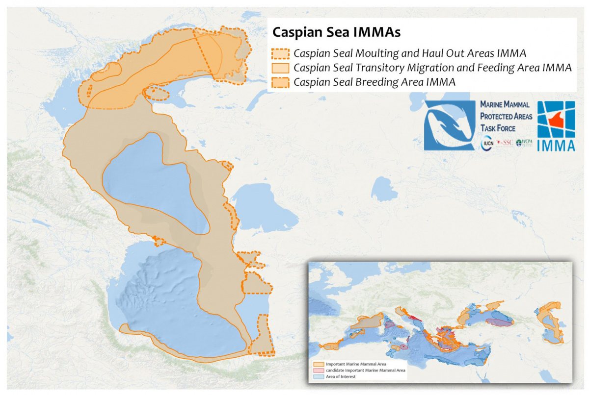 Caspian Sea IMMA map