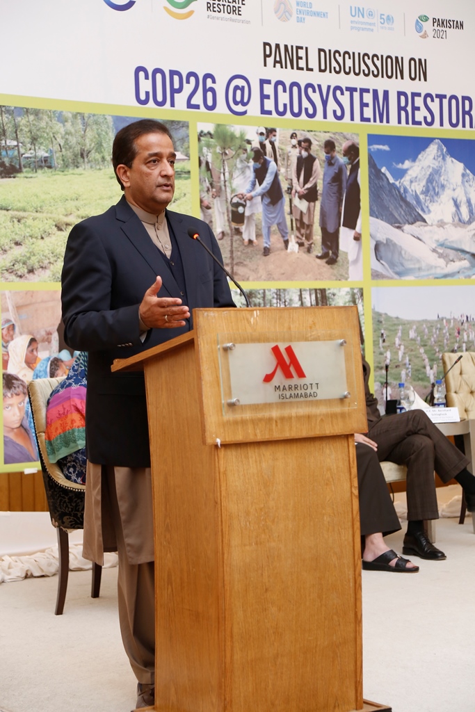 Malik Amin Aslam, Special Assistant to the Prime Minister on Climate Change