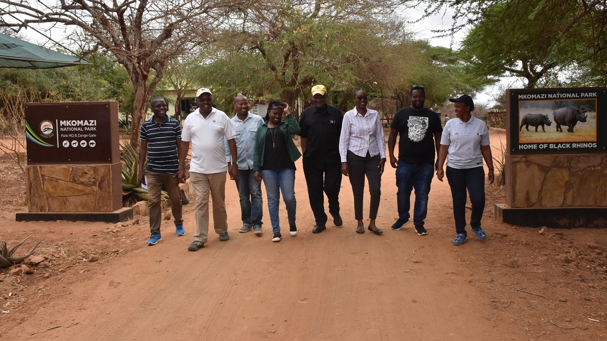 Journalists in the field in Tanzania