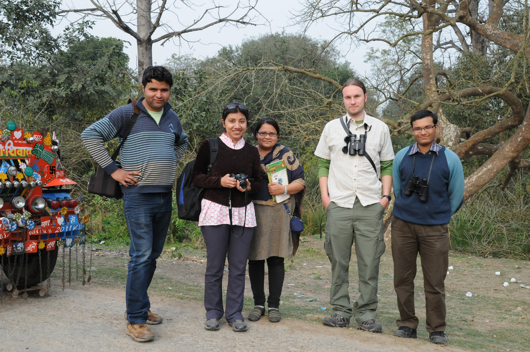 The vulture safe zone team in Uttar Pradesh