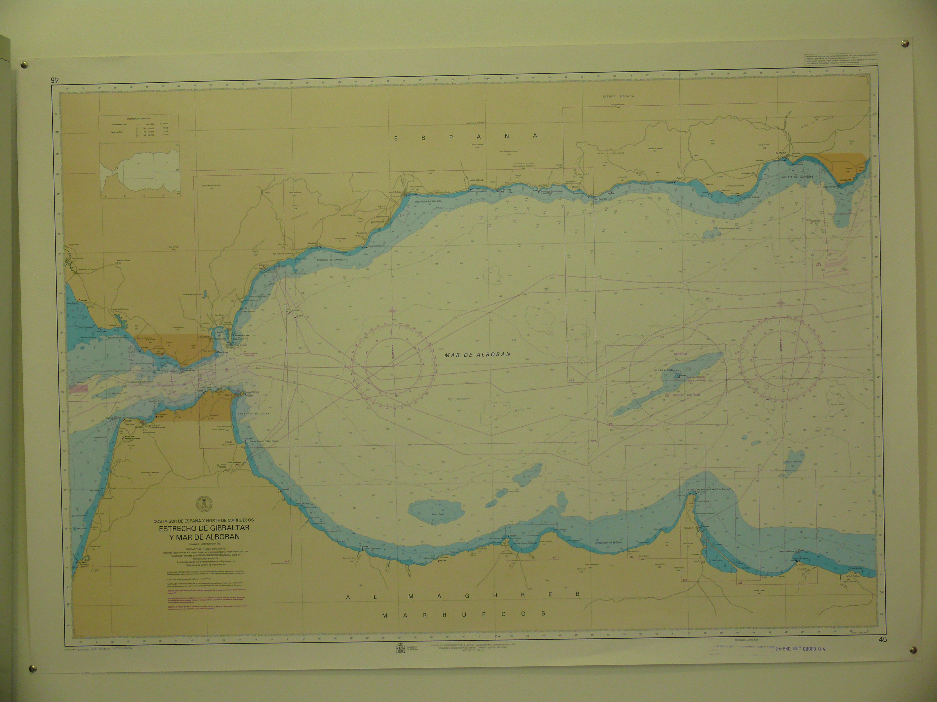 Map of Alboran Sea
