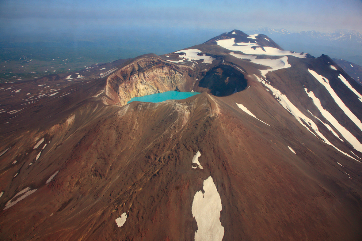 The Kamchatka peninsula contains 114 Holocene volcanoes