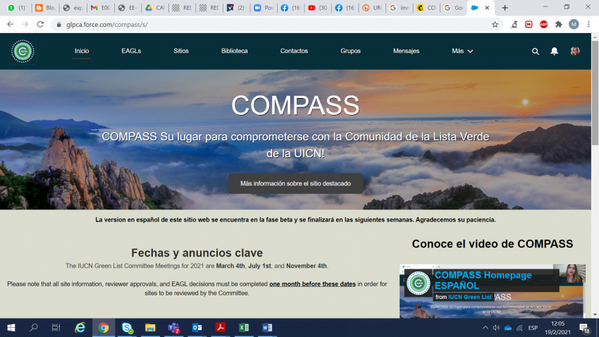 COMPASS 2.0., una plataforma digital esencial para la Lista Verde de Áreas Protegidas y Conservadas de la UICN