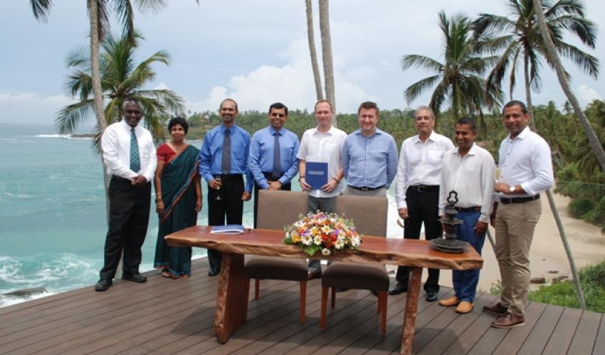 Representatives of IUCN and Anantara P. H. Resorts  (Private) Ltd at Anantara Peace Haven –Tangalle Resort