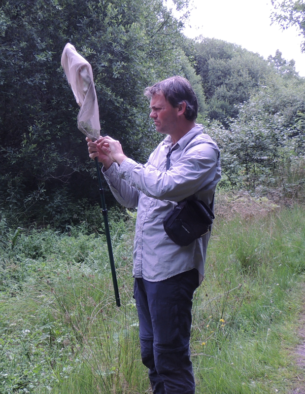 Jeroen van Steenis during fieldwork in Denmark, July 2019. 