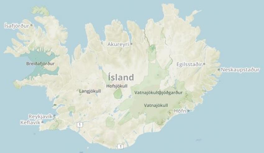 Iceland on Protected Planet