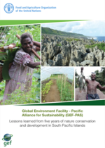 Cover - Lessons learned from five years of nature conservation and development in South Pacific Islands