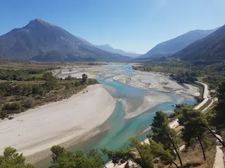 Vjosa River at Tepelenë 