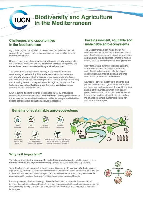 Biodiversity and agriculture in the mediterranean