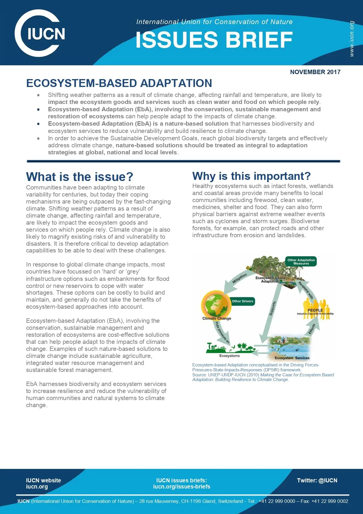 Ecosystem-based Adaptation