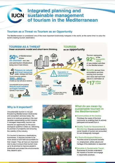 Integrated planning and sustainable management of tourism in the mediterranean 