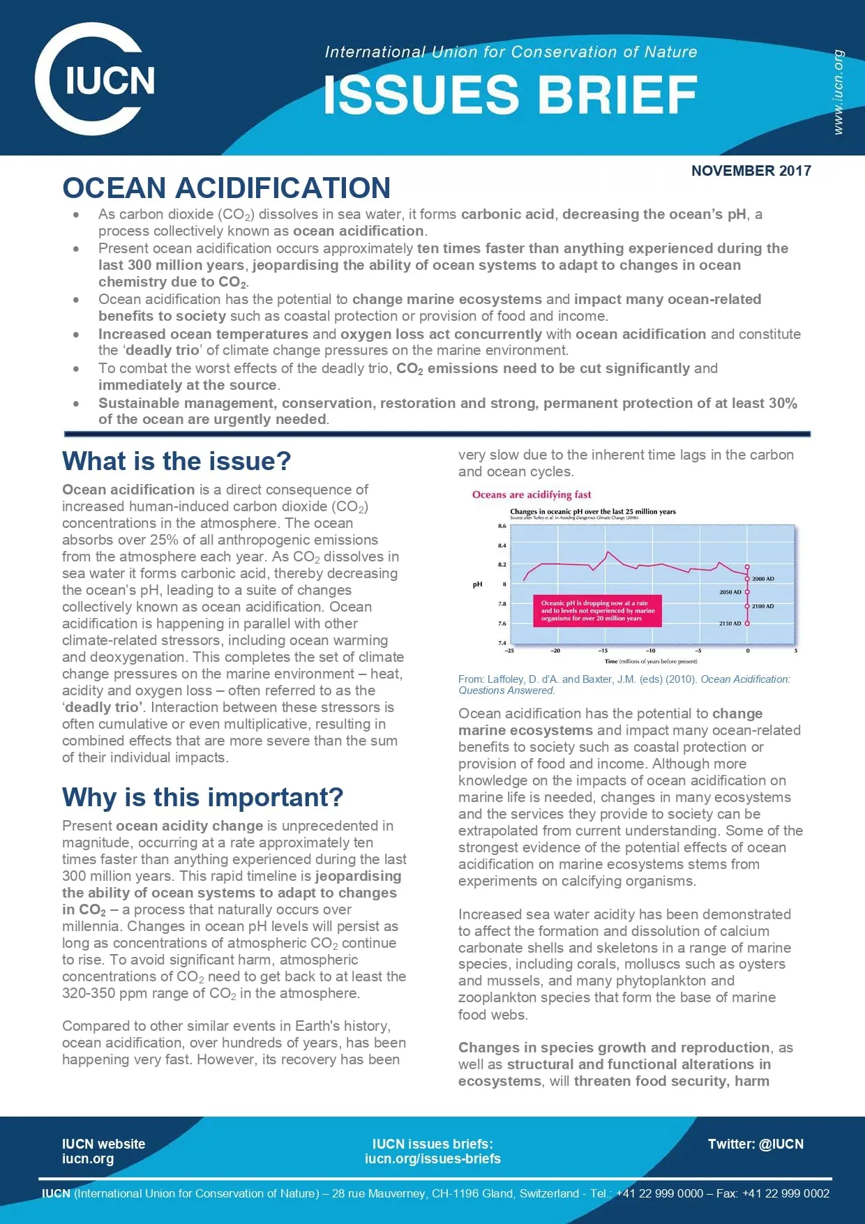 Ocean acidification