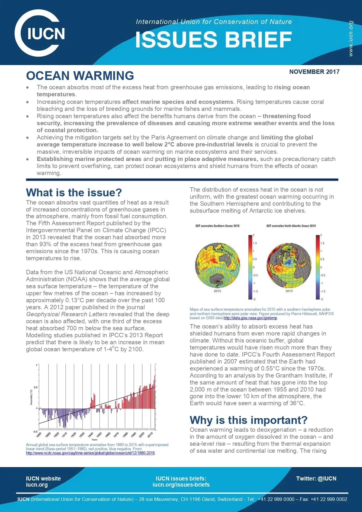 Ocean warming