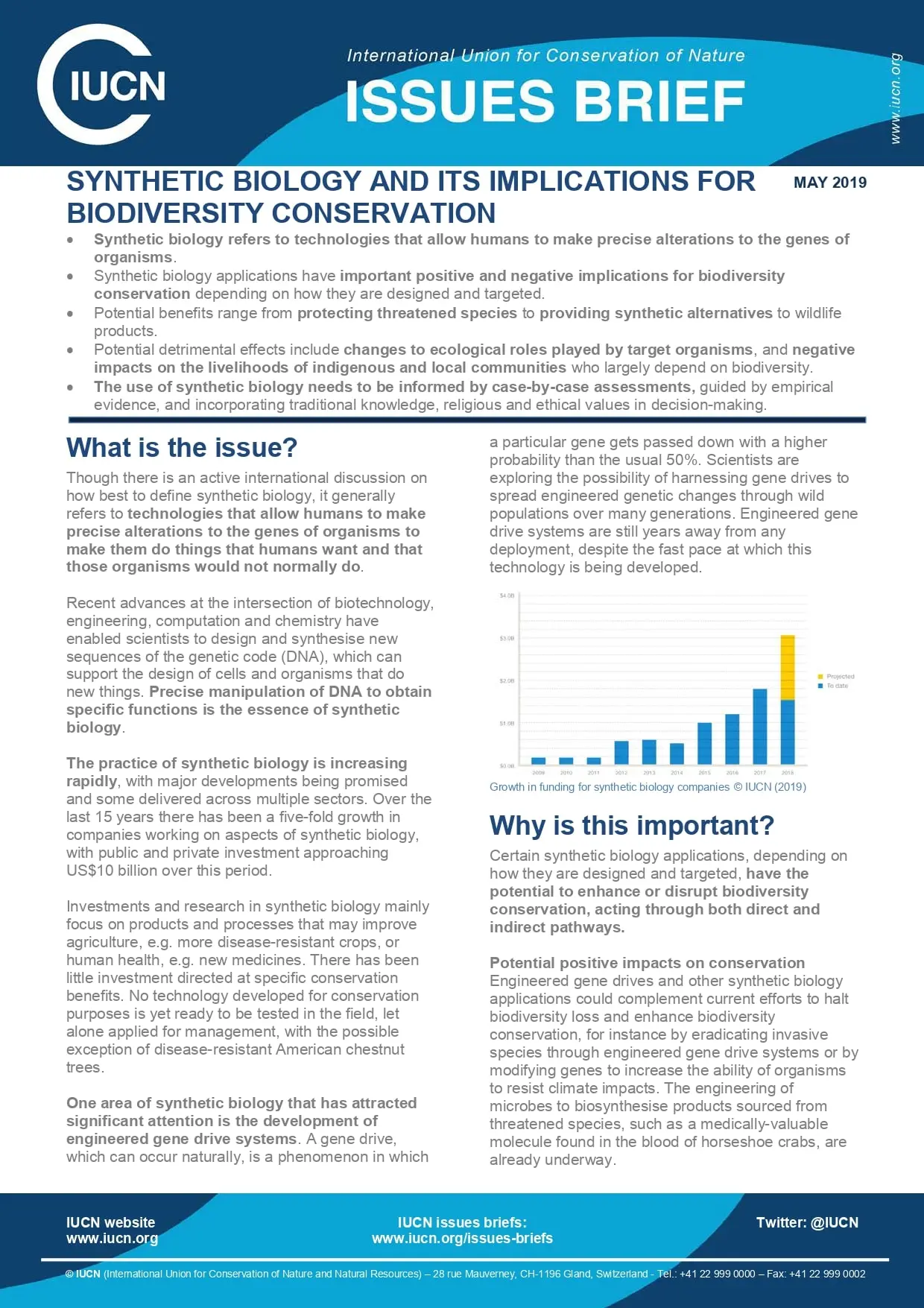 Synthetic biology and its implications for biodiversity conservation