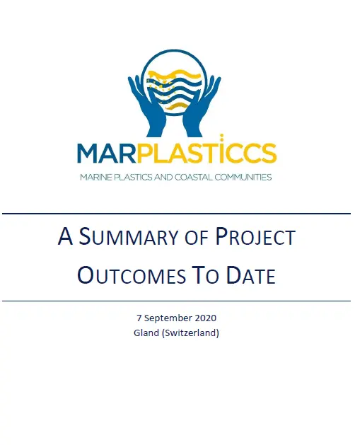 MARPLASTICCs Outcomes Reports 2020