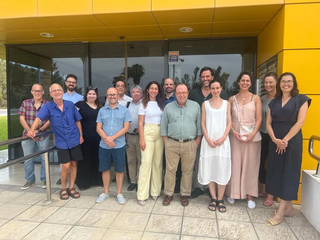 Group photo in front of the IUCN Med office