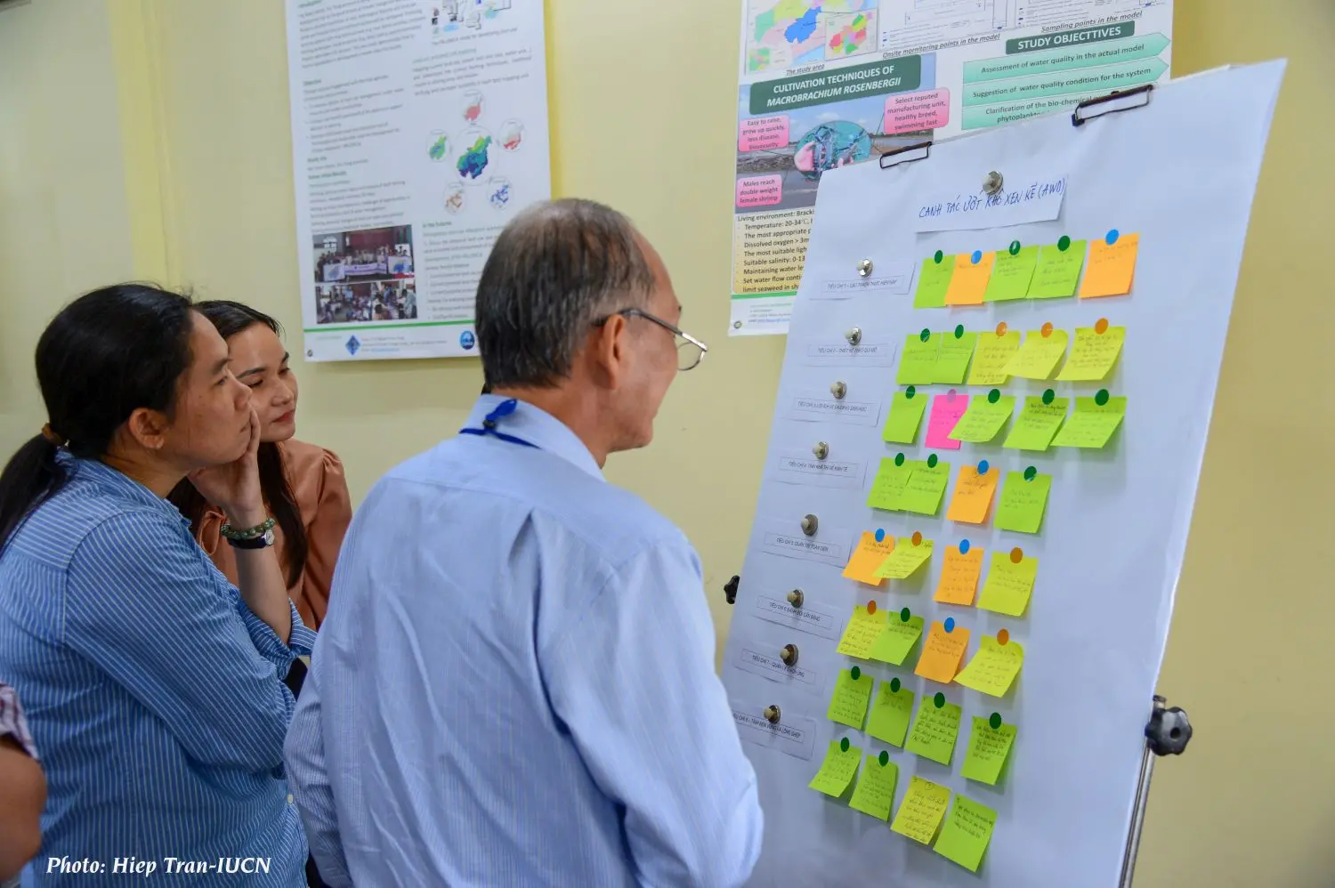 Group work discussion at the inception workshop 