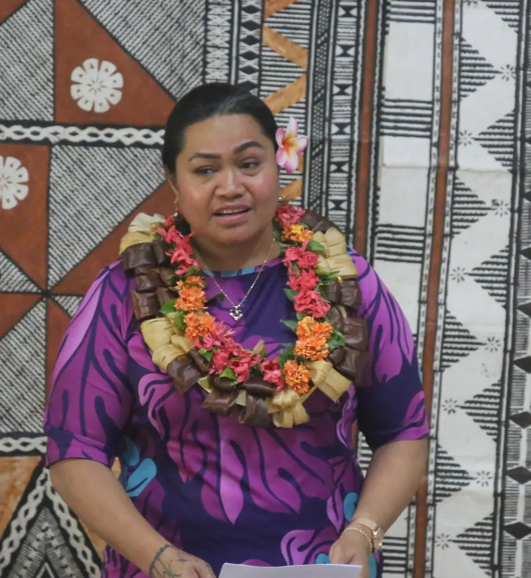 ORO Regional Director, Leituala Kuiniselani Toelupe Tago