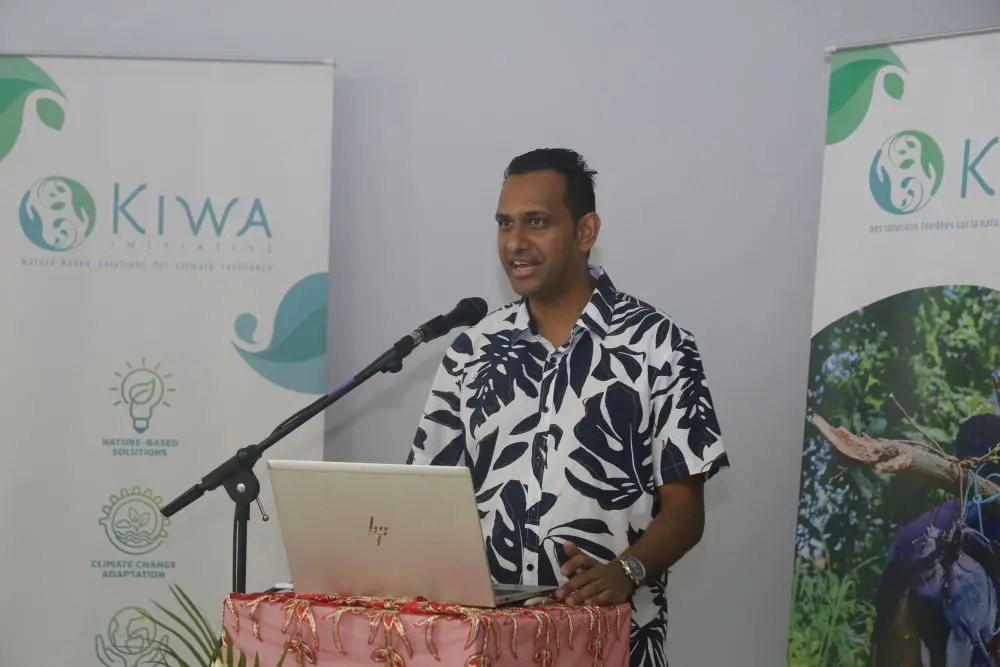 Vinay Singh, IUCN NbS Coordinator and Promoting Pacific Islands Nature-based Solutions (PPIN) Project Manager.