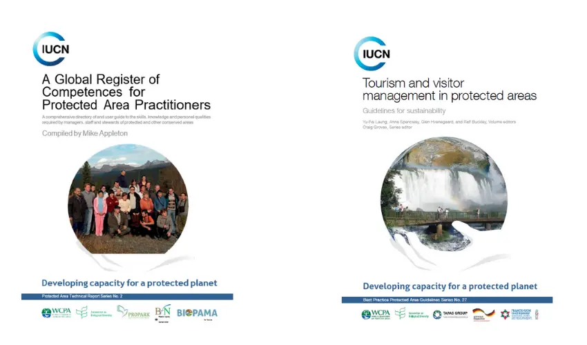 Covers of IUCN publications