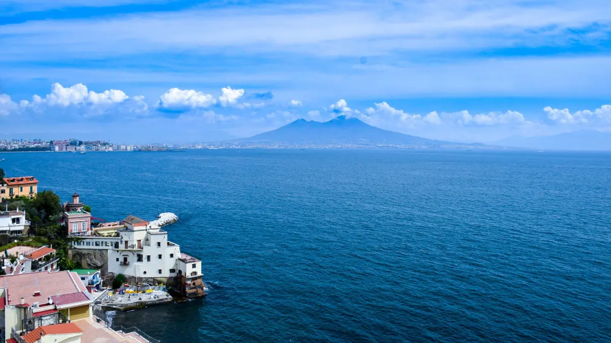 Bay of Naples and the Vesuvius