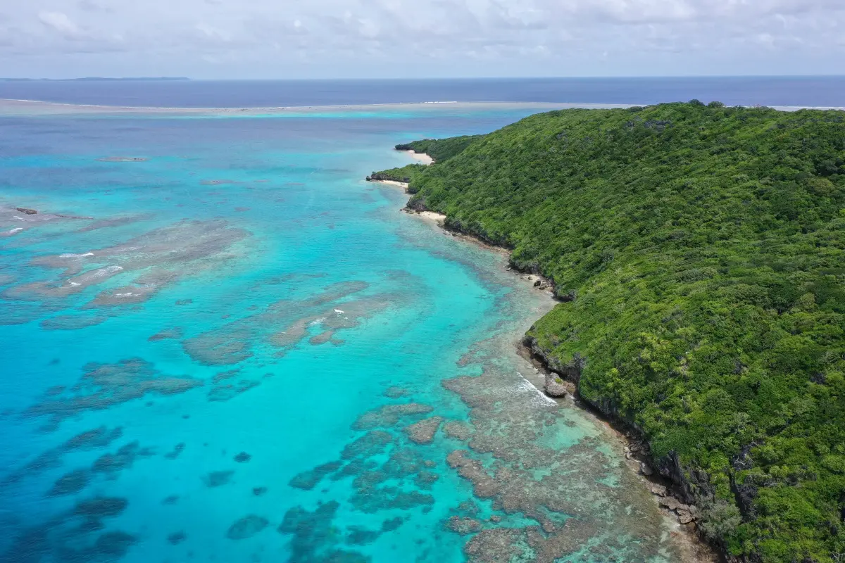 Aerial in Lau, Fiji