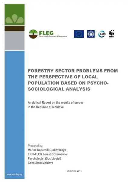 Forestry sector problems from the perspective of local population based on psycho-sociological analysis