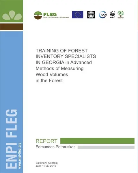 Training report of Georgian Forest Inventory Specialists