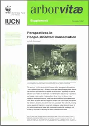 arborvitae Special Issue Feb 1997 - Perspectives in People-Oriented Conservation