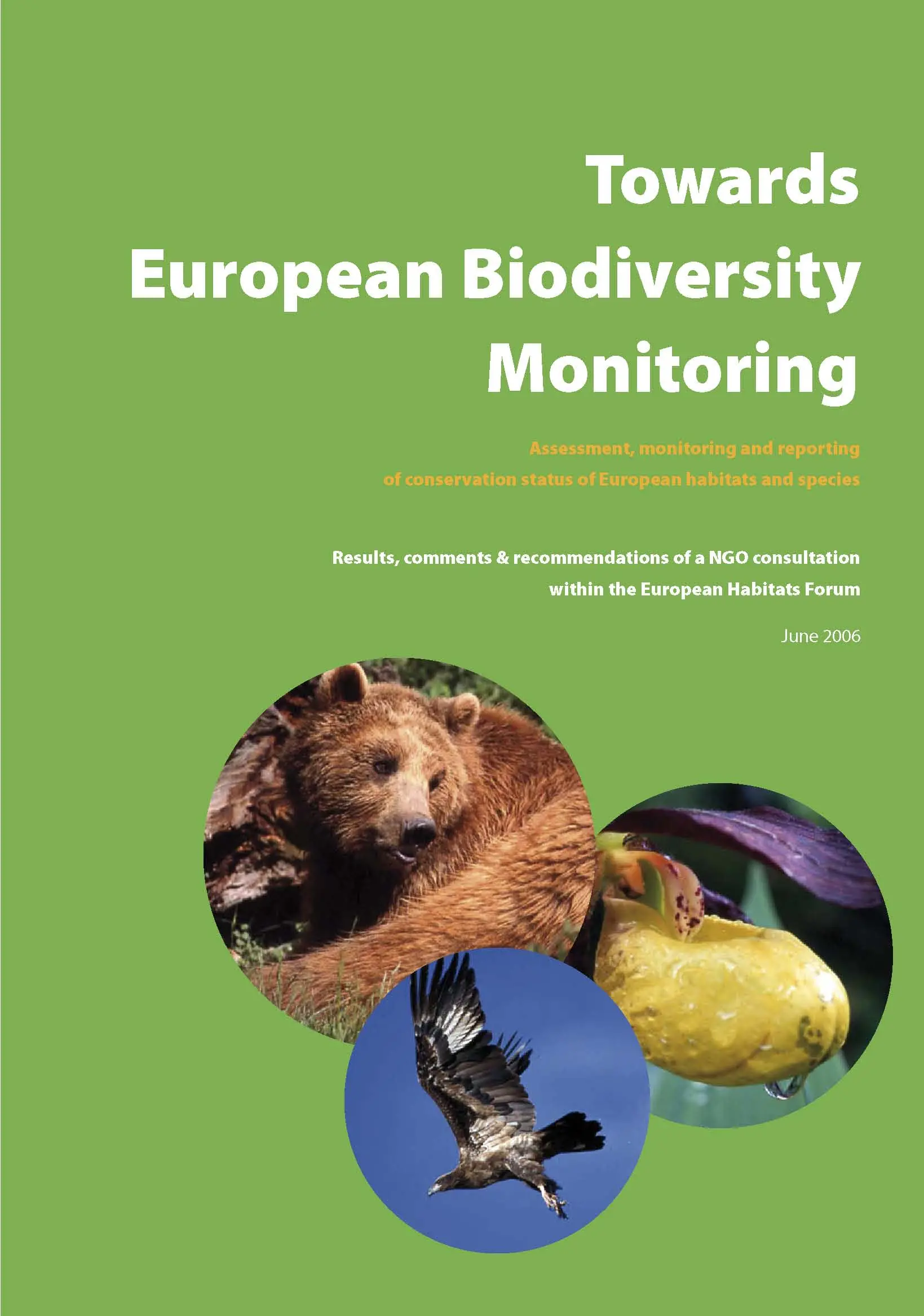 European Habitats Forum: Towards European Biodiversity Monitoring (June 2006)