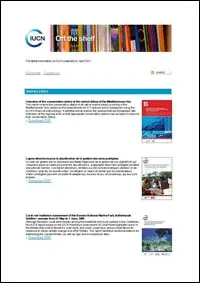 IUCN's publications newsletter, Off the Shelf