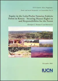 Equity in the Loita/Purko Naimina Enkiyio Forest in Kenya: cover