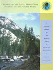 Communities and Forest Management in Canada and the United States: cover