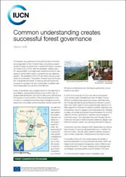 Common understanding creates successful forest governance