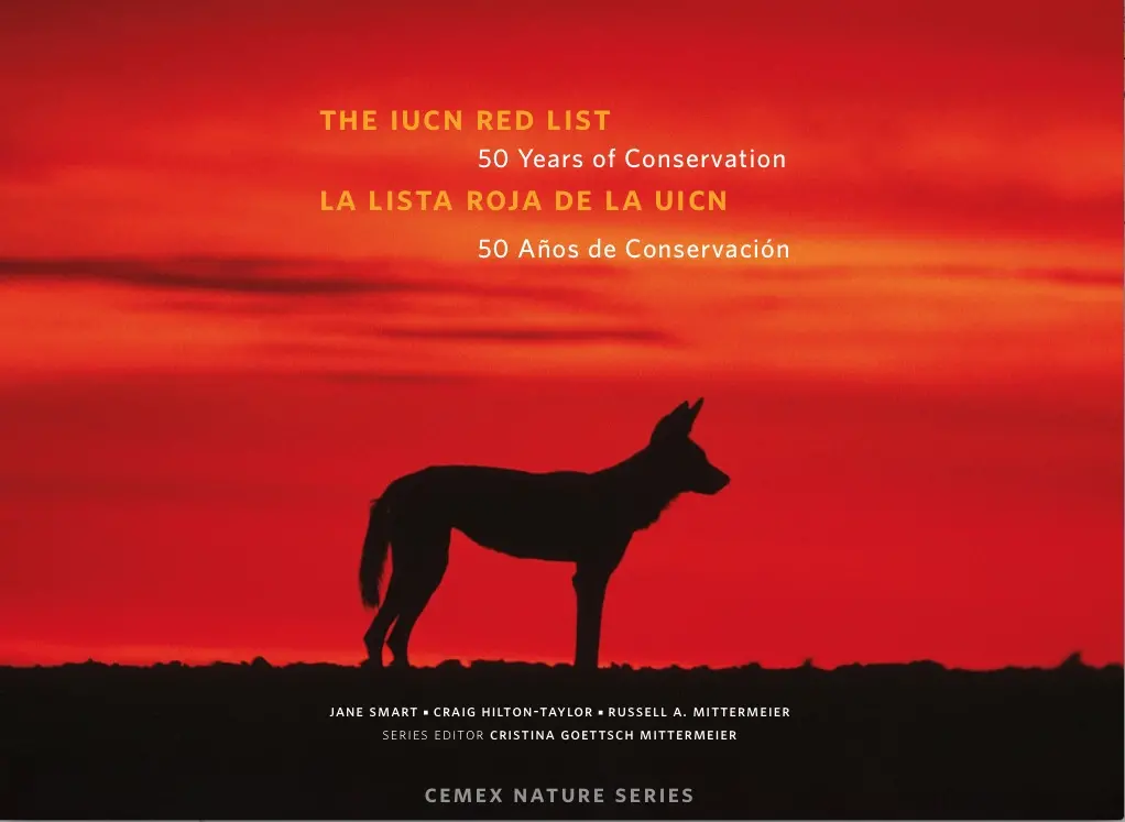 Portada del libro "La Lista Roja de la UICN: 50 Años de Conservación".